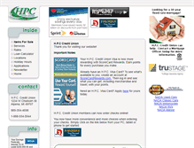 Tablet Screenshot of hpccu.org
